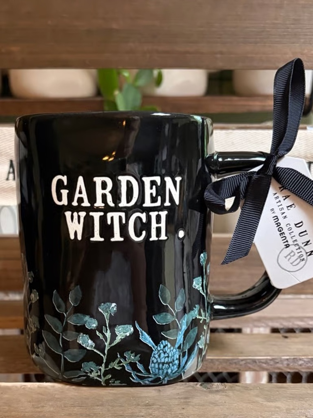 Rae Dunn Garden Witch Mug